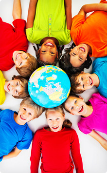 Diverse children around globe