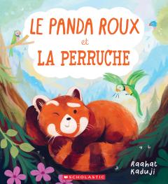 Le panda roux et la perruche