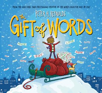 Book cover for The Gift of Words (A Holiday Picture Book)