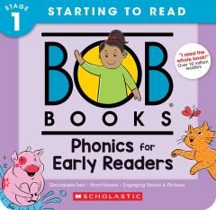 Bob Books - Phonics for Early Readers Box Set | Phonics, Ages 4 and up, Kindergarten (Stage 1: Starting to Read)