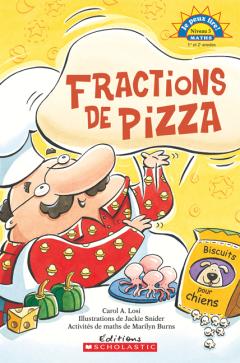 Je peux lire! Niveau 3 : Fractions de pizza