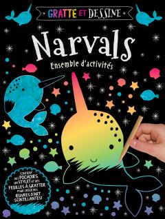 Gratte et dessine : Narvals