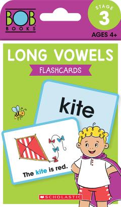 Bob Books - Long Vowels Flashcards | Phonics, Ages 4 and up, Kindergarten (Stage 3: Developing Reader)