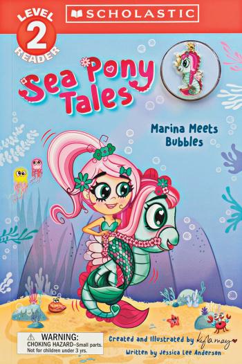 Book cover for Sea Pony Tales #1: Marina Meets Bubbles