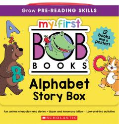 My First Bob Books - Alphabet Story Box | Phonics, Letter sounds, Ages 3 and up, Pre-K | (Reading Readiness)
